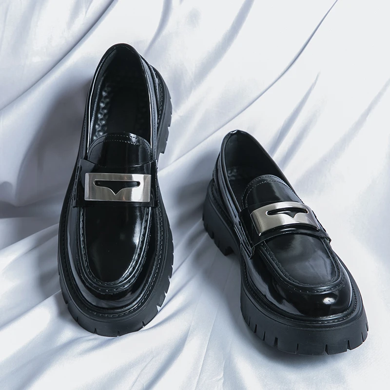 Platform New Men's Dress Leath - Men Shoes Prada ulasan dan harga