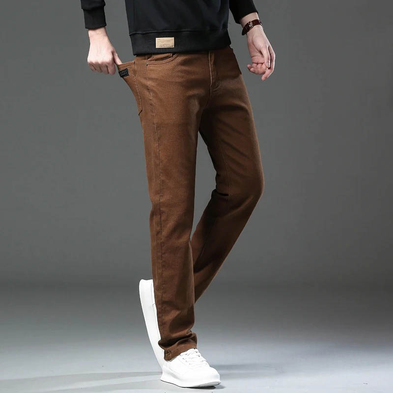 Fashion Loose Straight Busines - Men'S Shoes With Jeans ulasan dan harga