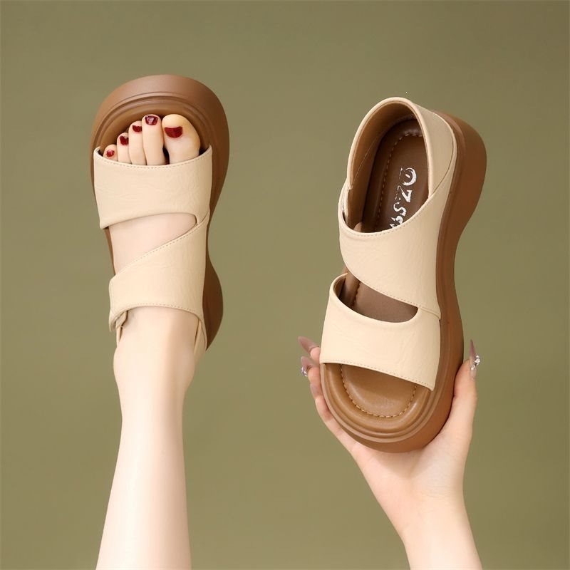 2026 Summer New Soft-Soled Ver - Velcro Strap Sandal ulasan dan harga