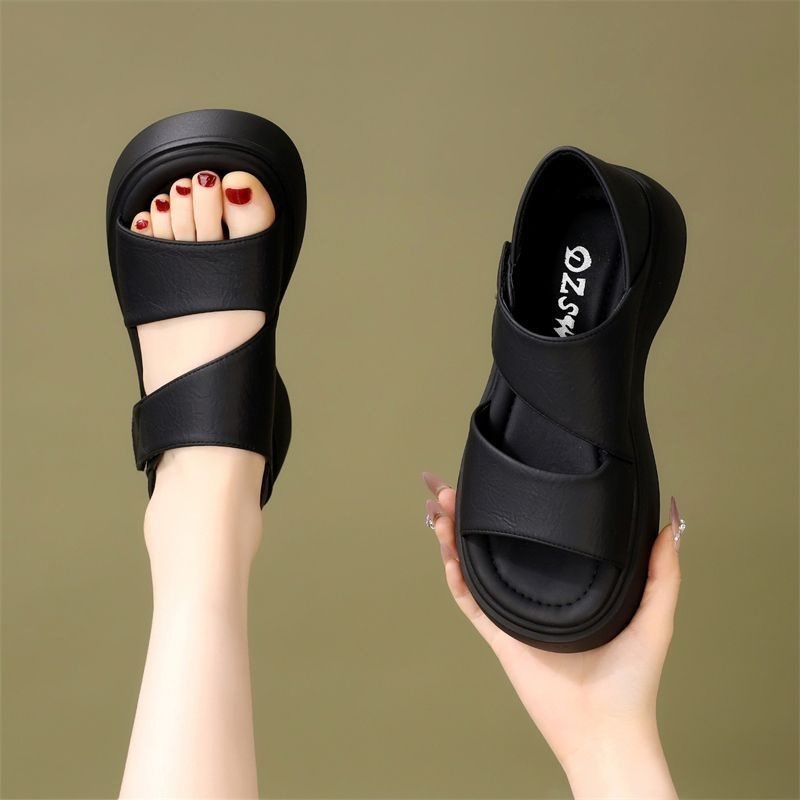 2026 Summer New Soft-Soled Ver - Velcro Strap Sandal ulasan dan harga