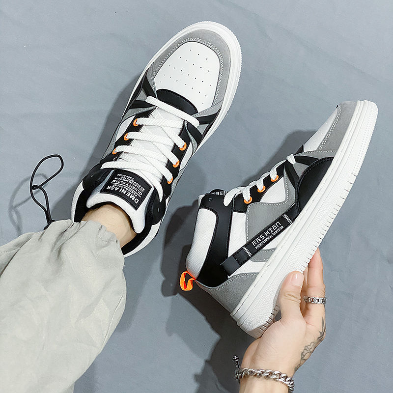 Men‘s Thick Sole White High To - Men'S Shoes Low Top ulasan dan harga