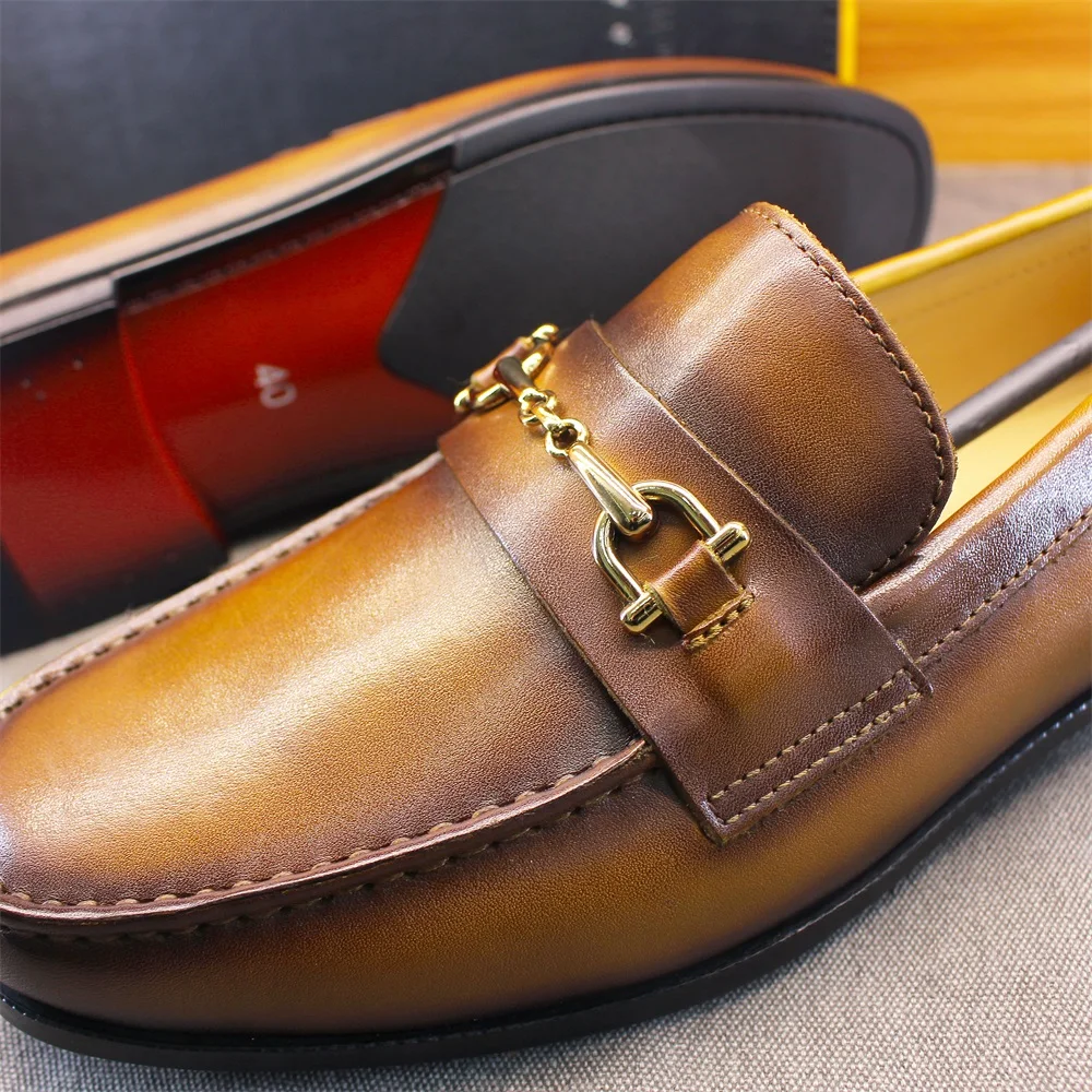 Men's Loafers Dress Shoes roun - Men Shoes Loafers ulasan dan harga