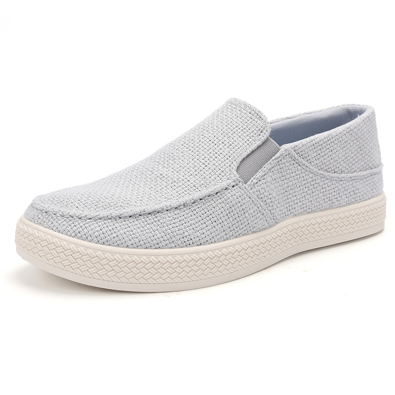 Men Linen Slip On Loafers Brea - Men Shoes Loafers ulasan dan harga