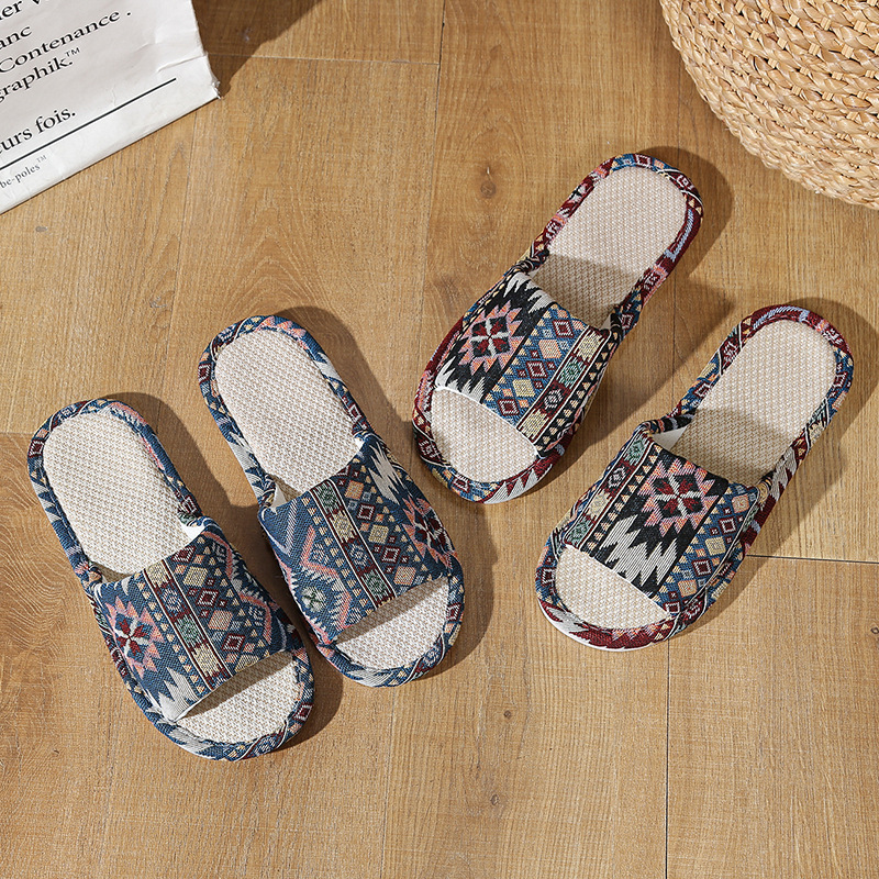 Natural Linen Sandals For Wome - Men Shoes Casual ulasan dan harga