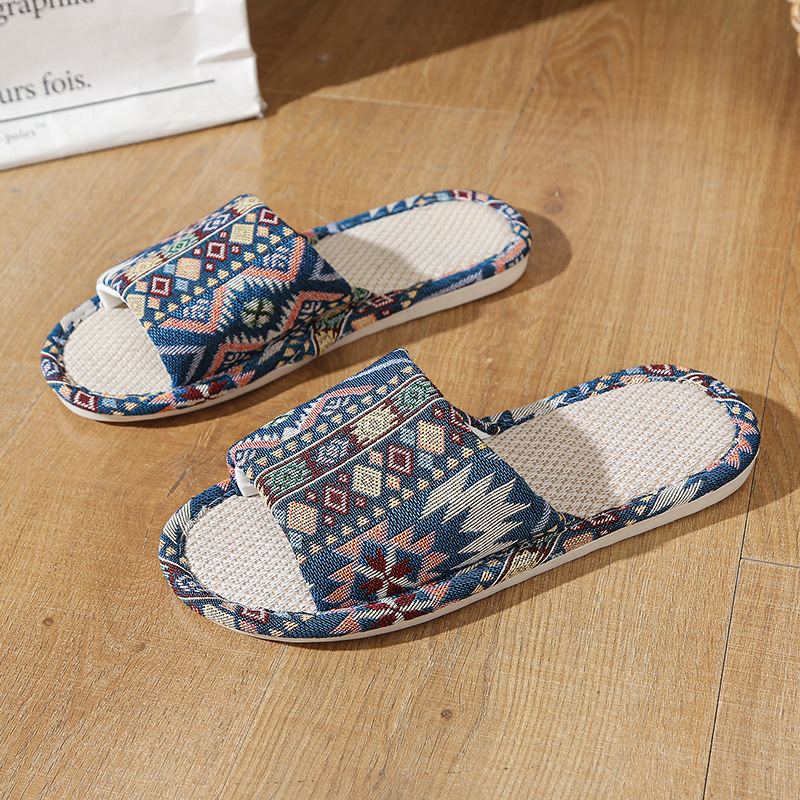 Natural Linen Sandals For Wome - Men Shoes Casual ulasan dan harga