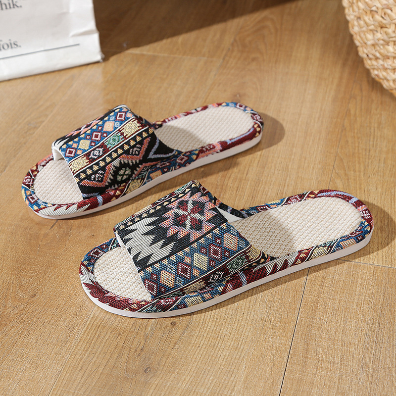 Natural Linen Sandals For Wome - Men Shoes Casual ulasan dan harga