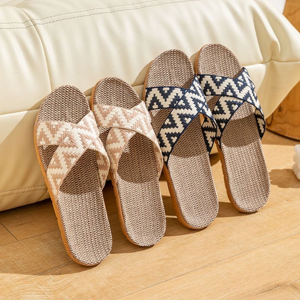 Fashion Ethnic Style Linen Cro - Men Shoes Style ulasan dan harga