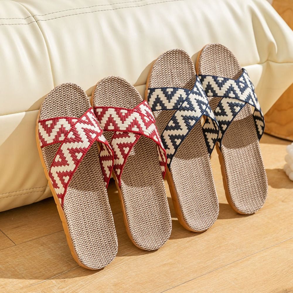 Fashion Ethnic Style Linen Cro - Men Shoes Style ulasan dan harga