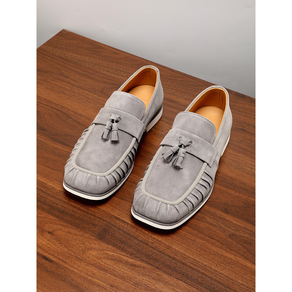 Genuine Leather Tassel Suede S - Men'S Shoes Drivers ulasan dan harga